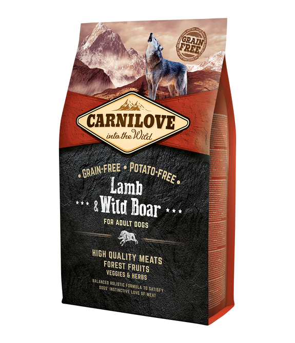 carnilove-lamb-wild-boar-for-adult-dogs-4kg -1