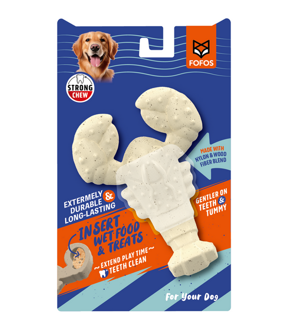 FOFOS Lobster Durable Dog Chew Toy