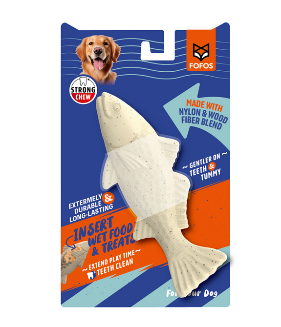 FOFOS Sea Bass Durable Dog Chew Toy