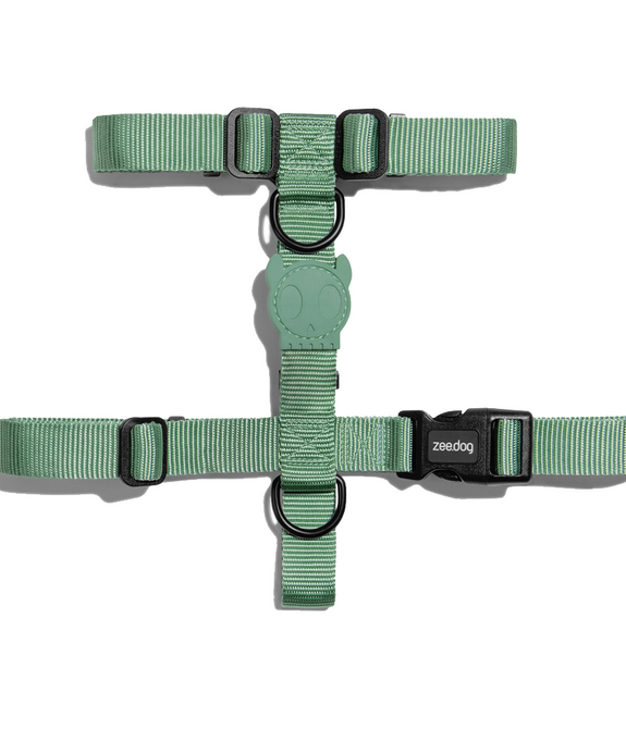 Zee.Dog Army Green H-Harness Large