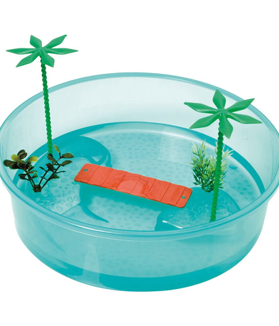 Georplast Tortuga Isle Round Turtle Tray