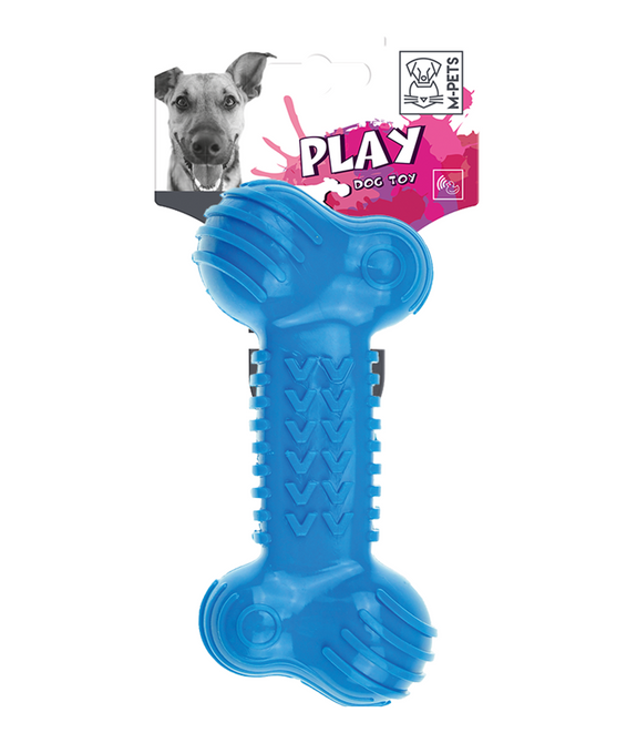 M-PETS Fun Bone Blue Dog Toy