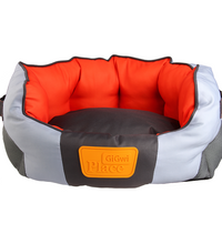 GiGwi Place Soft Bed Orange & Light Grey S size: L-55 / W-35 / H-23 cm