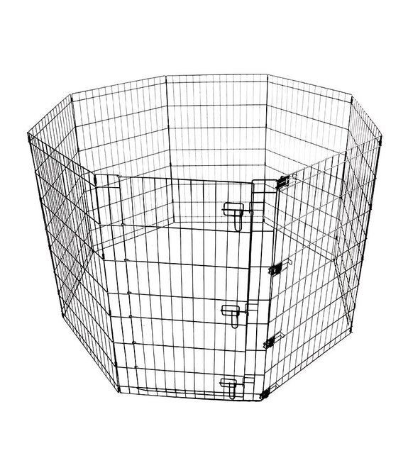 M-PETS Foldable Puppy Pen with door 8 panels (W62 x H91cm)