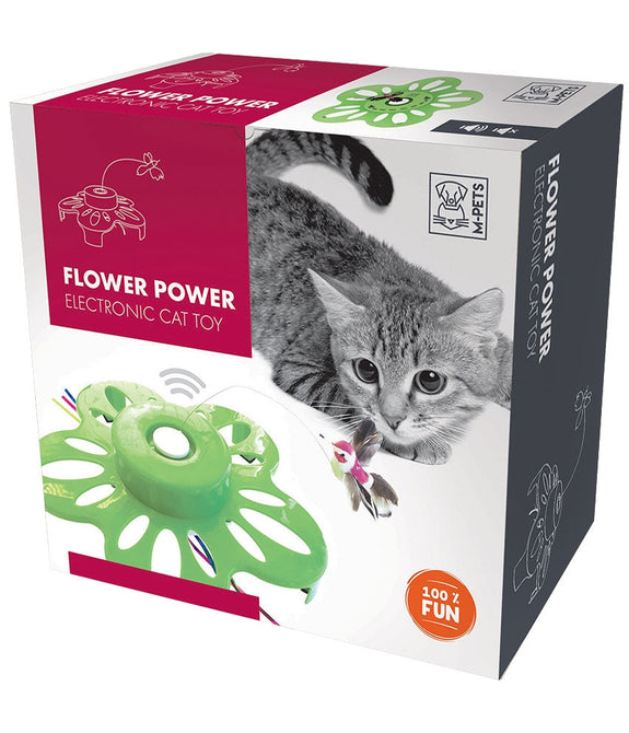 M-PETS Flower Power Electronic Cat Toy