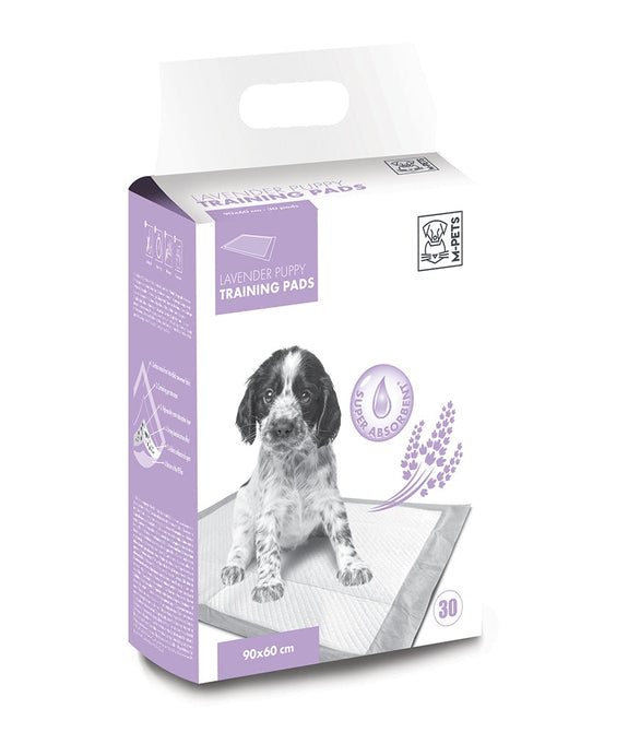 M-PETS Lavender Training Pads 90x60cm 30 Pack