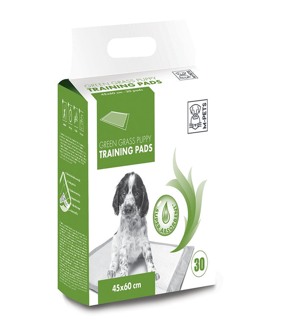 M-PETS Green Grass Training Pads 45x60cm 30 Pack