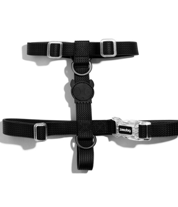 Zee.Dog Neopro Black H-Harness Medium