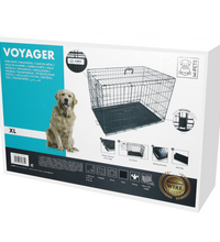 M-PETS Voyager Wire Crate XL (L106,5 x W71 x H76cm)