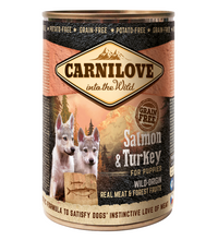 carnilove-salmon-turkey-for-puppies-wet-food-cans-400g -1