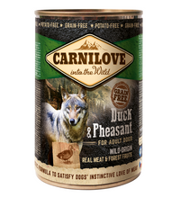 carnilove-duck-amp-pheasant-for-adult-dogs-wet-food-cans-400g -1