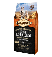 carnilove-fresh-ostrich-lamb-for-small-breed-adult-dogs-6kg -1