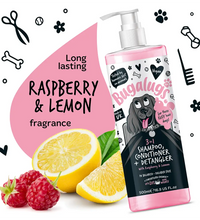 bugalugs-3-in-1-raspberry-lemon-dog-shampoo-conditioner-and-detangler-500ml-16-9-fl-oz -4