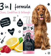 bugalugs-3-in-1-raspberry-lemon-dog-shampoo-conditioner-and-detangler-500ml-16-9-fl-oz -3