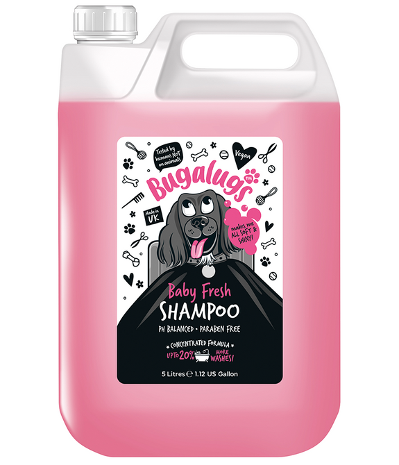 bugalugs-baby-fresh-dog-shampoo-5-liter-1-12-gallon -1