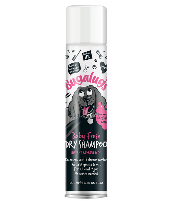 bugalugs-baby-fresh-dry-dog-shampoo-200ml -1