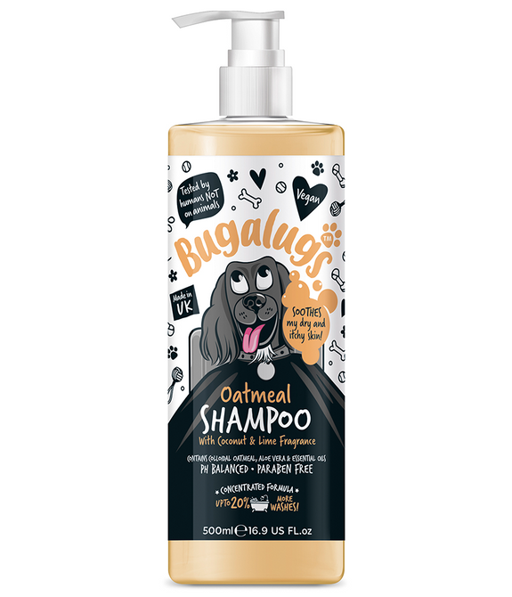 bugalugs-oatmeal-dog-shampoo-500ml-16-9-fl-oz -1