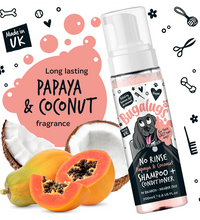 bugalugs-papaya-coconut-no-rinse-dog-shampoo-and-conditioner-200ml-6-8-fl-oz -2