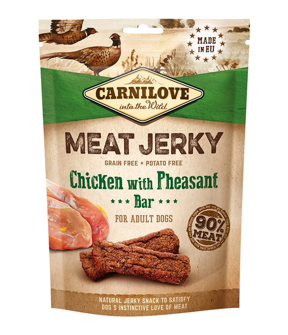 carnilove-jerky-snack-chicken-with-pheasant-bar-100g -1