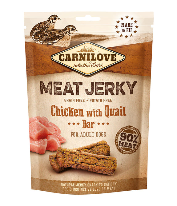 carnilove-jerky-snack-chicken-with-quail-bar-100g -1