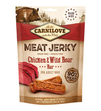 carnilove-jerky-snack-chicken-wild-boar-bar-100g -1