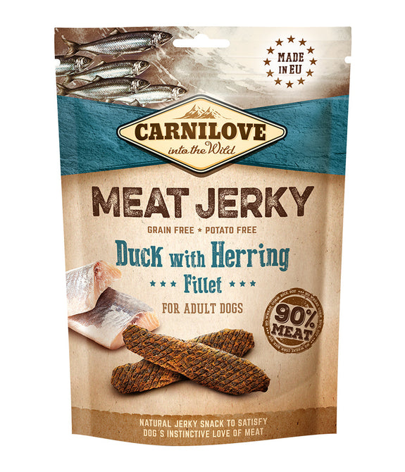 carnilove-jerky-snack-duck-with-herring-fillet-100g -1