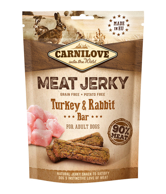 carnilove-jerky-snack-turkey-rabbit-bar-100g -1