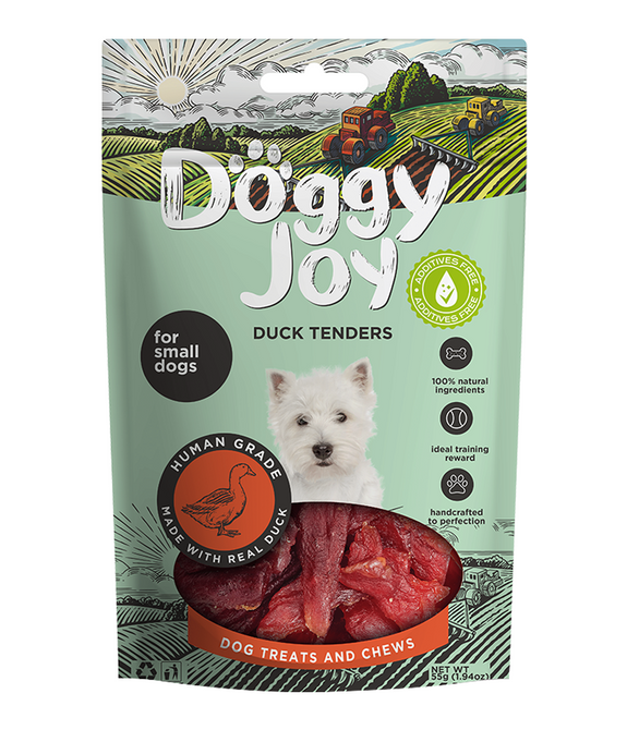 doggy-joy-duck-tenders-dog-treats-55g -1