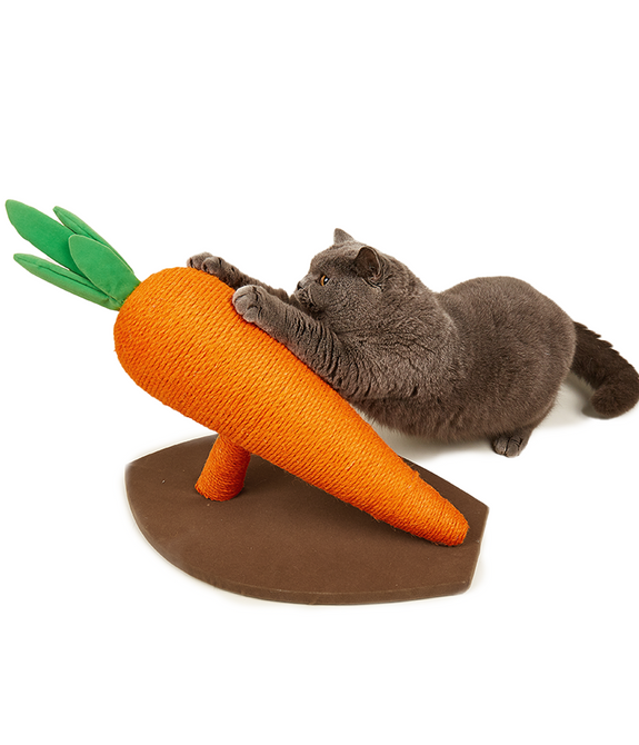 FOFOS Carrot Cat Scratcher L