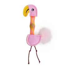 FOFOS Flick Tube Flamingo Cat Toy