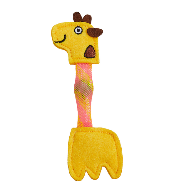 FOFOS Flick Tube Giraffe Cat Toy