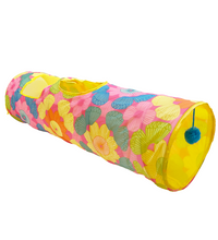 FOFOS Floral Pop up Cat Tunnel