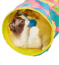 FOFOS Floral Pop up Cat Tunnel