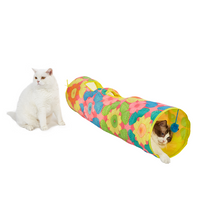 FOFOS Floral Pop up Cat Tunnel