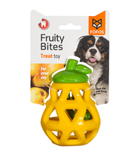 FOFOS Fruity Bites Pear Treat Dispensing Dog Toy