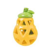 FOFOS Fruity Bites Pear Treat Dispensing Dog Toy