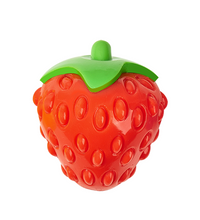 fofos-tough-fruit-silence-strawberry-dog-toy -3