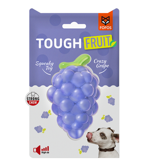 fofos-tough-fruit-squeaky-crazy-grape-dog-toy -1