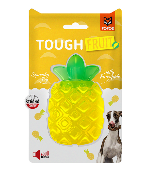 fofos-tough-fruit-squeaky-jelly-pineapple-dog-toy -1