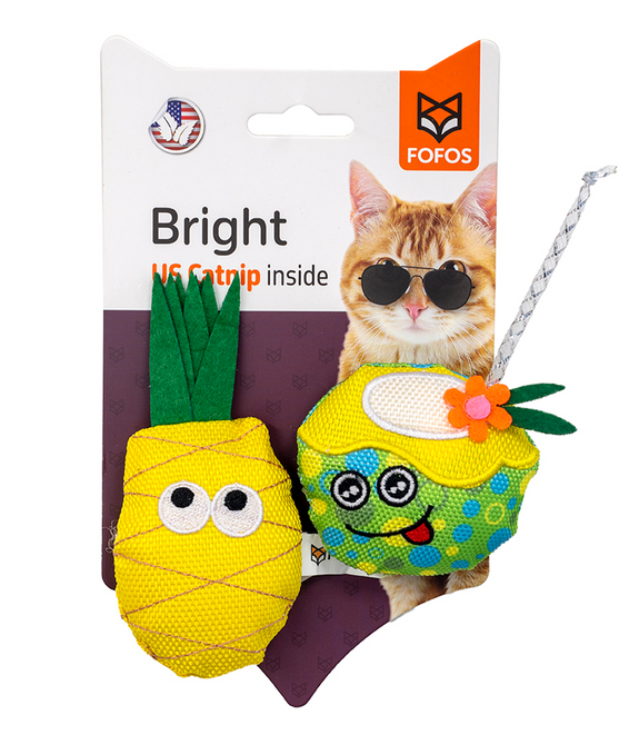 fofos-juice-pineapple-with-catnip-cat-toy -1