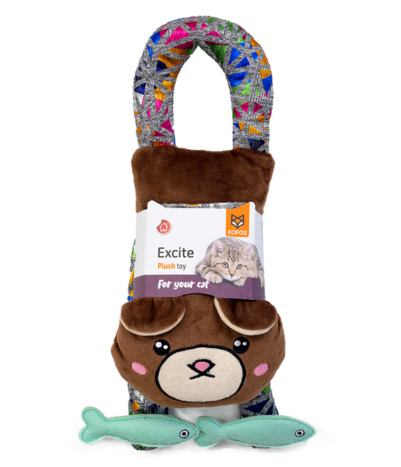 FOFOS Meow Door Hanger Bear Cat Toy