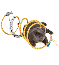 FOFOS Safari Spiral Tunnel Cat Toy