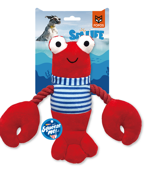 fofos-sealife-lobster-dog-toy -1