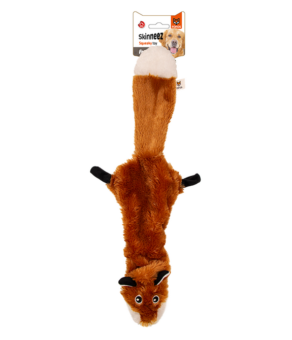 fofos-skinneez-fox-dog-toy -1