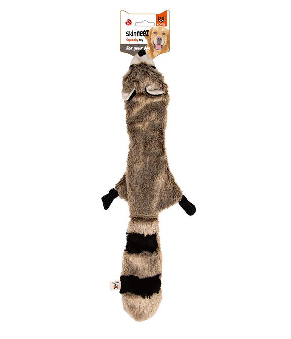 fofos-skinneez-raccoon-dog-toy -1