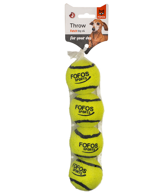 FOFOS Sports Fetch Ball 4pk