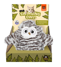 FOFOS Swinging Owl Interactive Cat Toy