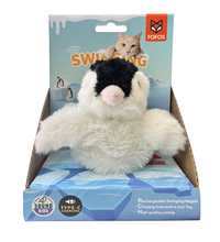 FOFOS Swinging Penguin Interactive Cat Toy