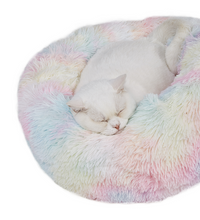 FOFOS Tie Dye Donut Pet Bed