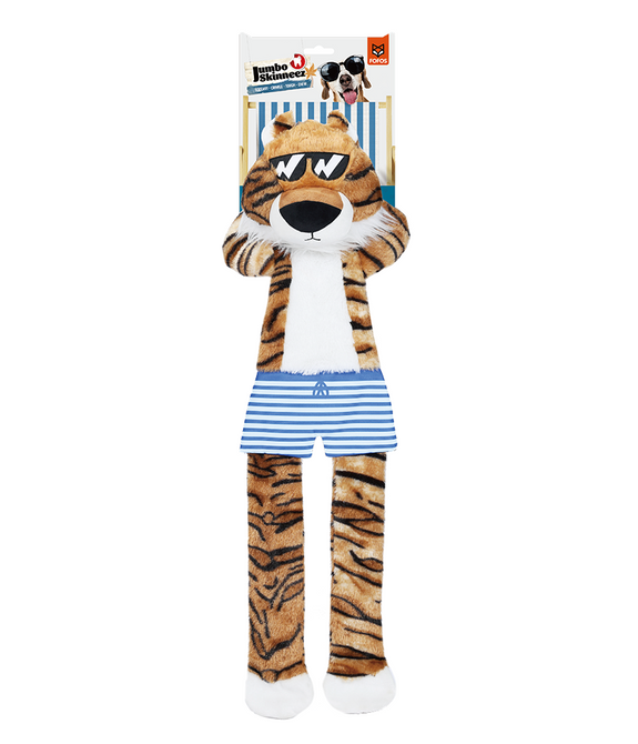 fofos-tiger-jumbo-skinnez-dog-toy -1